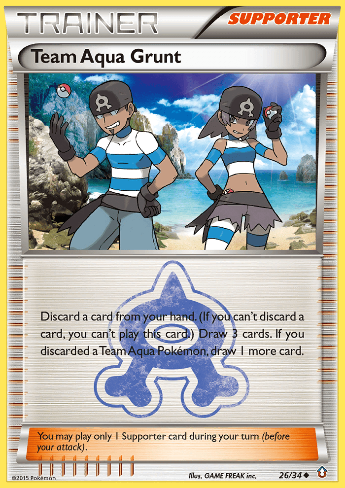 Team Aqua Grunt (26/34) [XY: Double Crisis] (Online Only)
