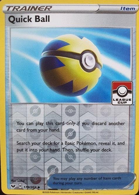 Quick Ball (179/202) (League Promo) [Sword & Shield: Base Set] (Online Only)