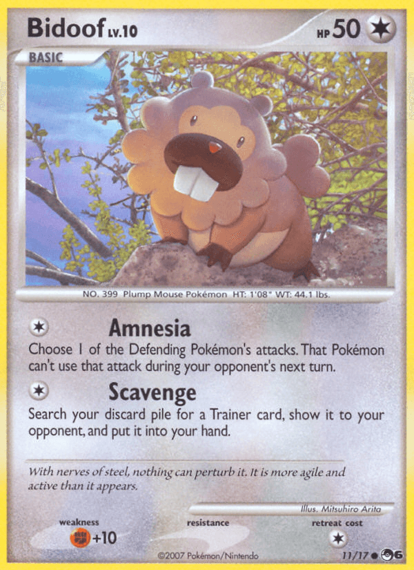 Bidoof (11/17) [POP Series 6] (Online Only)