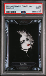 2023 KAKAWOW PHANTOM DISNEY 100 WONDROUS CHARACTER CRUELLA 169 PSA 9 (Online Order Only)