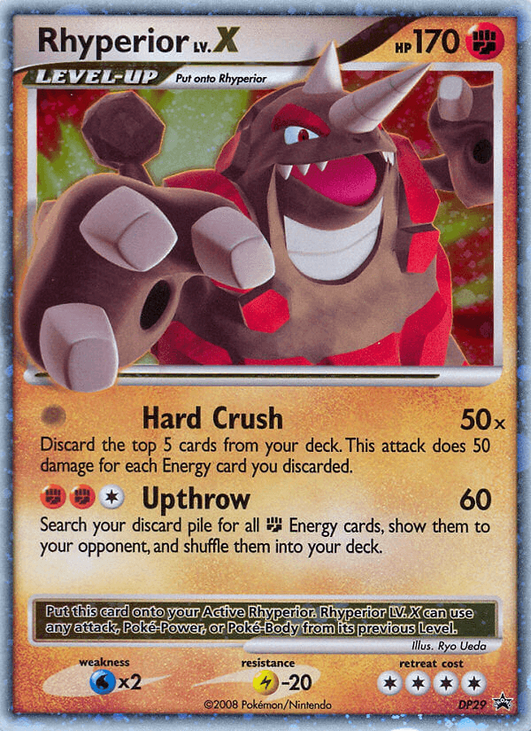 Rhyperior LV.X (DP29) [Diamond & Pearl: Black Star Promos] (Online Only)