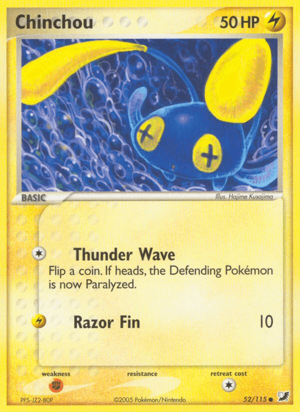 Chinchou (52/115) [EX: Unseen Forces] (Online Only)