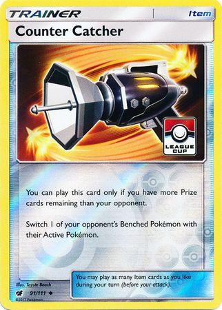 Counter Catcher (91/111) (League Promo) [Sun & Moon: Crimson Invasion] (Online Only)