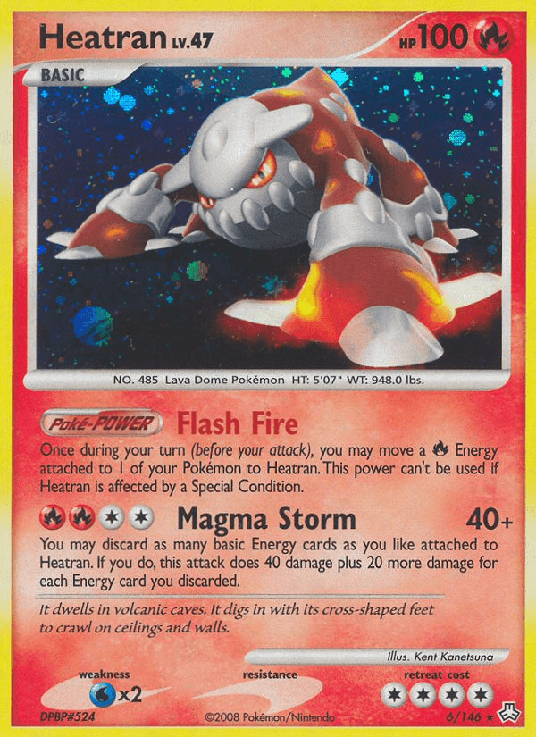 Heatran (6/146) [Diamond & Pearl: Legends Awakened] (Online Only)
