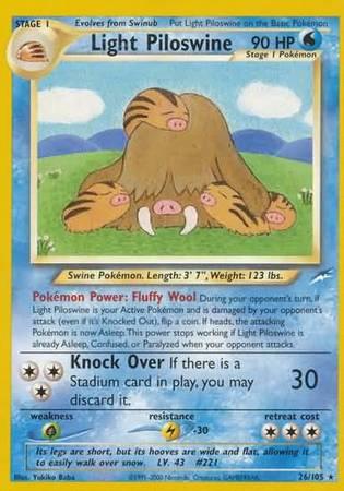 Light Piloswine (26/105) [Neo Destiny Unlimited] (Online Only)