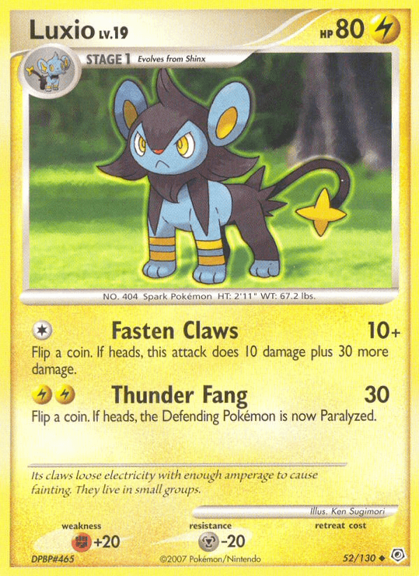 Luxio (52/130) [Diamond & Pearl: Base Set] (Online Only)