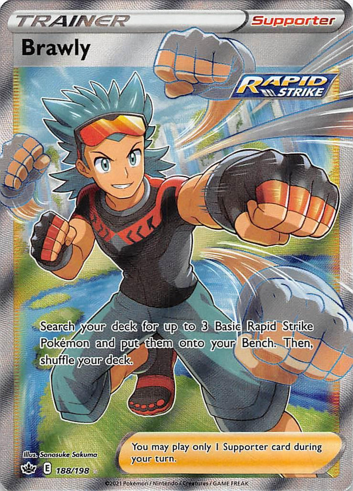 Brawly (188/198) [Sword & Shield: Chilling Reign] (Online Only)