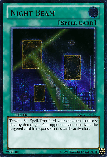 Night Beam [GAOV-EN055] Ultimate Rare (ONLINE ORDER ONLY)