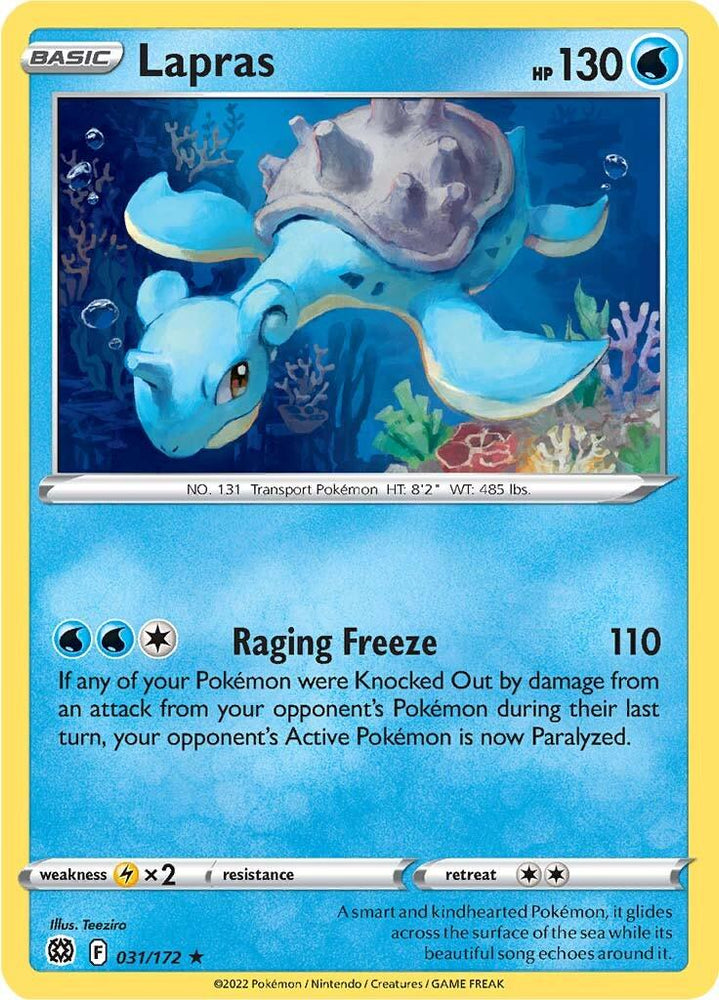Lapras (031/172) [Sword & Shield: Brilliant Stars] (Online Only)