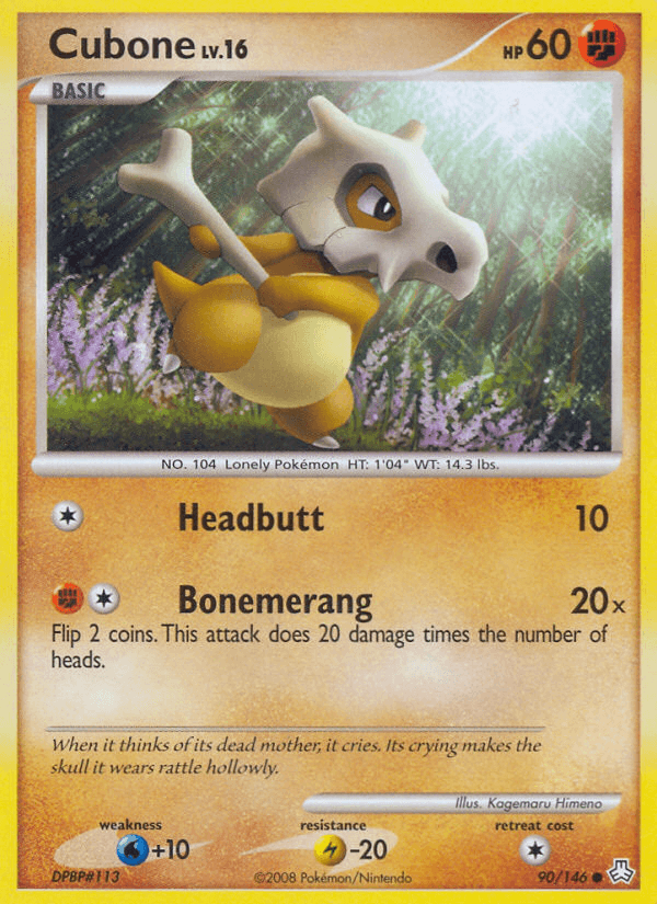 Cubone (90/146) [Diamond & Pearl: Legends Awakened] (Online Only)