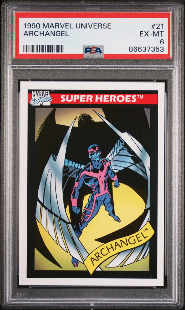 1990 MARVEL UNIVERSE ARCHANGEL  #21 - PSA 6 (Online Order Only)