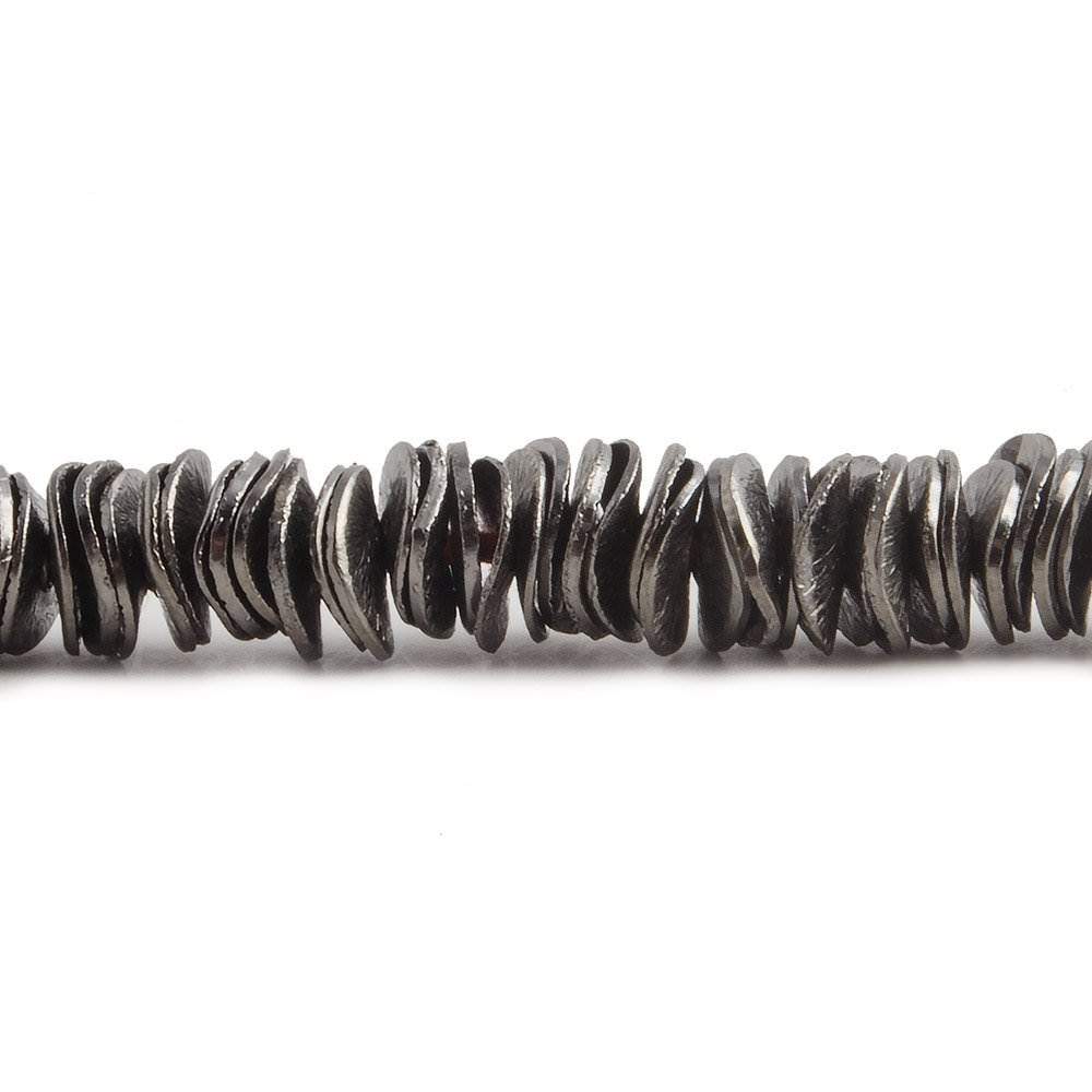6mm Brushed Wavy Disc Spacers 8 inch 190 Beads (ONLINE ORDER ONLY)