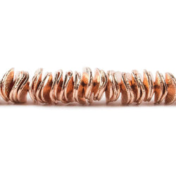 6mm Brushed Wavy Disc Spacers 8 inch 190 Beads (ONLINE ORDER ONLY)