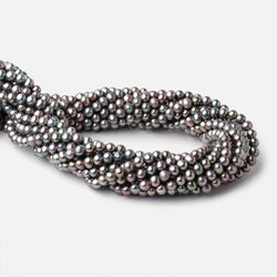 6mm Olive Peacock Off Round Freshwater Pearls 15.75 inch 75 Beads (ONLINE ORDER ONLY)
