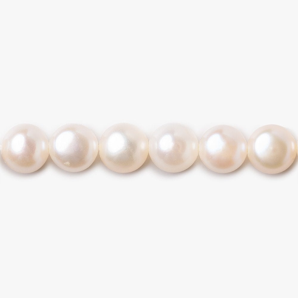 6mm Petal Pink Button Freshwater Pearls 15.5 inch 64 pieces (ONLINE ORDER ONLY)
