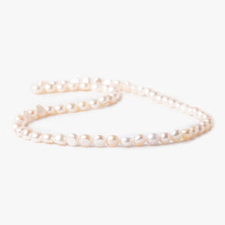 6mm Petal Pink Button Freshwater Pearls 15.5 inch 64 pieces (ONLINE ORDER ONLY)