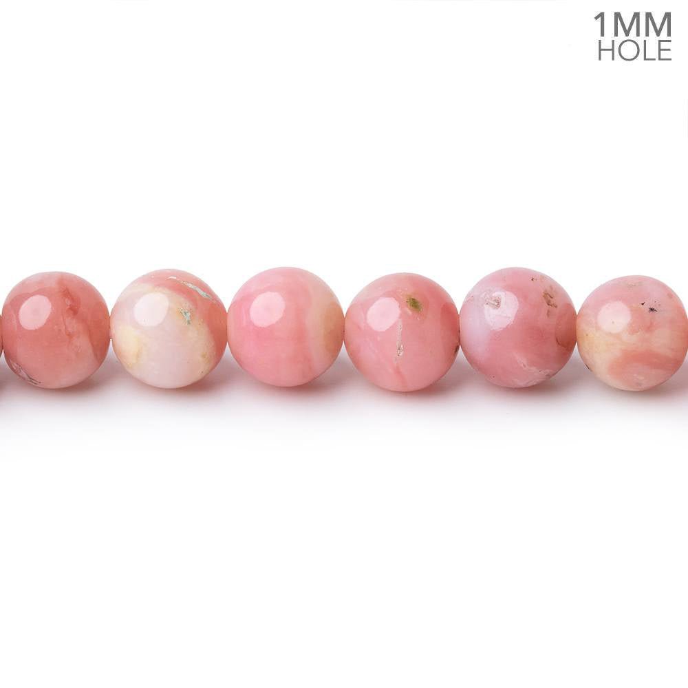 6mm Pink Peruvian Opal Plain Rounds 15.5 inch 66 Beads 1mm Hole (ONLINE ORDER ONLY)