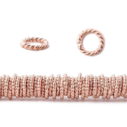 6mm Rose Gold Plated Copper Jump ring 8 inch 170 pcs (ONLINE ORDER ONLY)