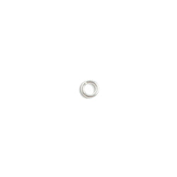 6mm Sterling Silver Open Plain Jump Ring Set of 25 pieces 16 gauge wire