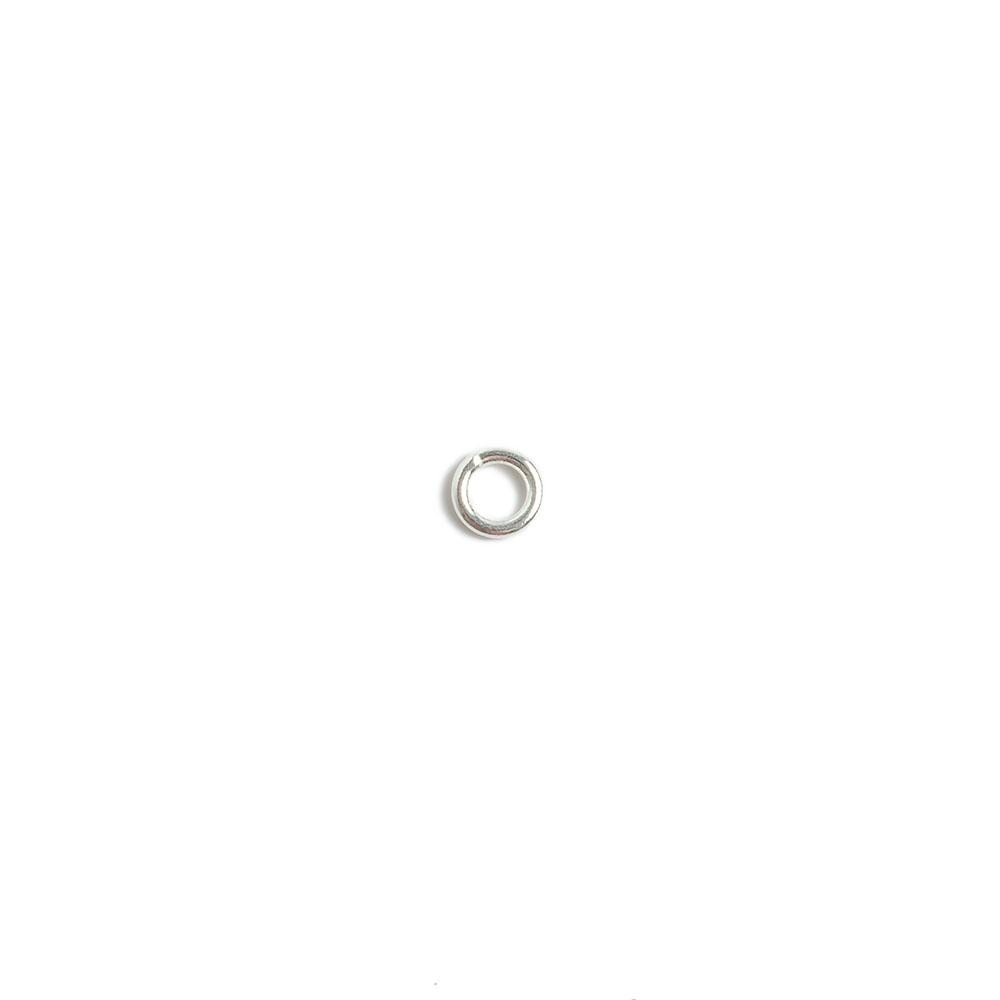 6mm Sterling Silver Soldered Plain Jump Ring Set of 25 pieces 16 gauge wire (ONLINE ORDER ONLY)