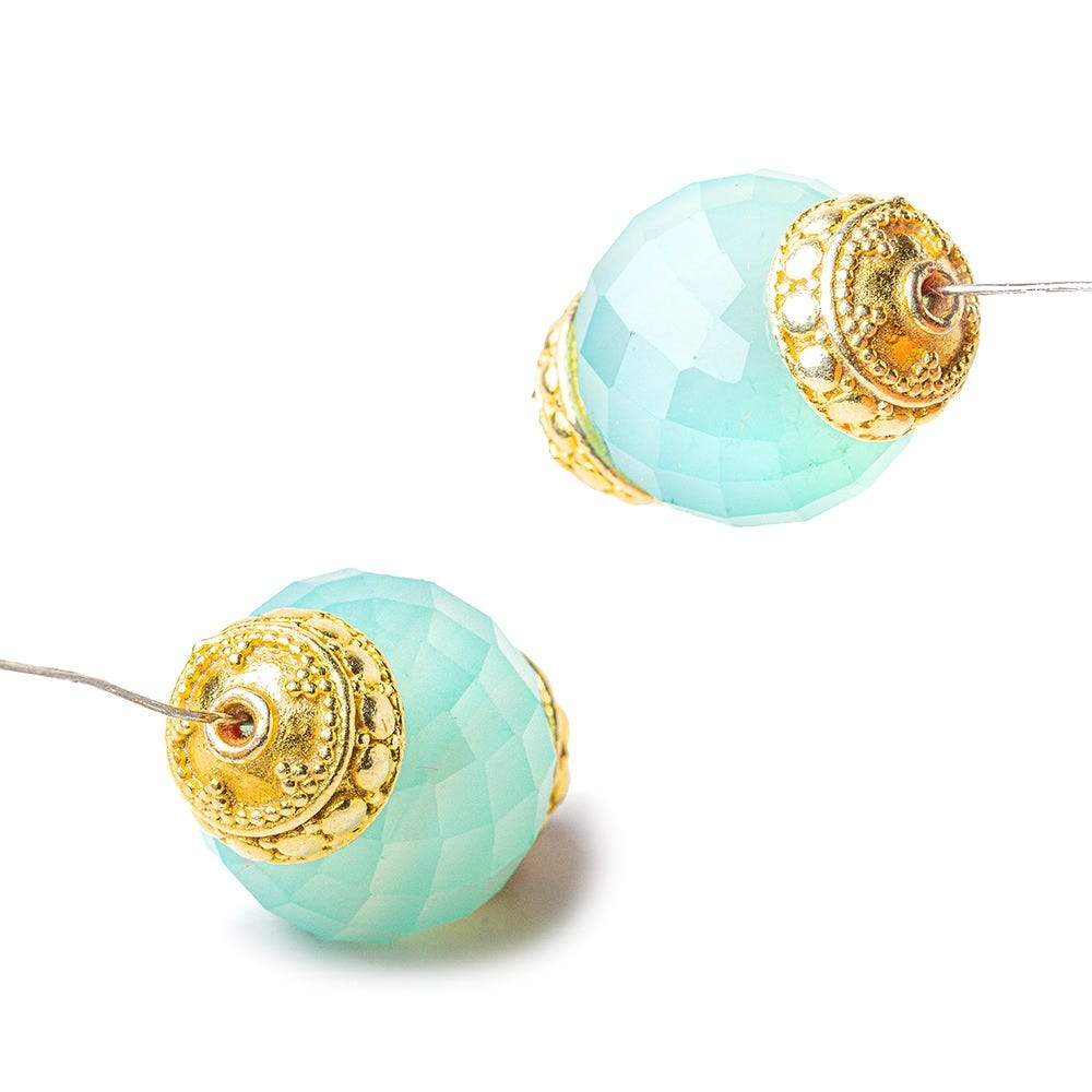 6x10mm 22kt Gold Plated Copper Bead Cap 8 inch (ONLINE ORDER ONLY)