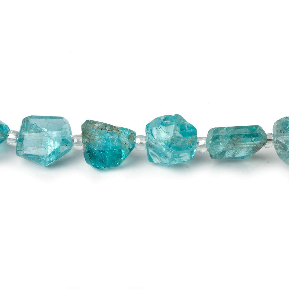6x4-15x9mm Apatite faceted nugget beads 14.5 inch 31 pieces (ONLINE ORDER ONLY)