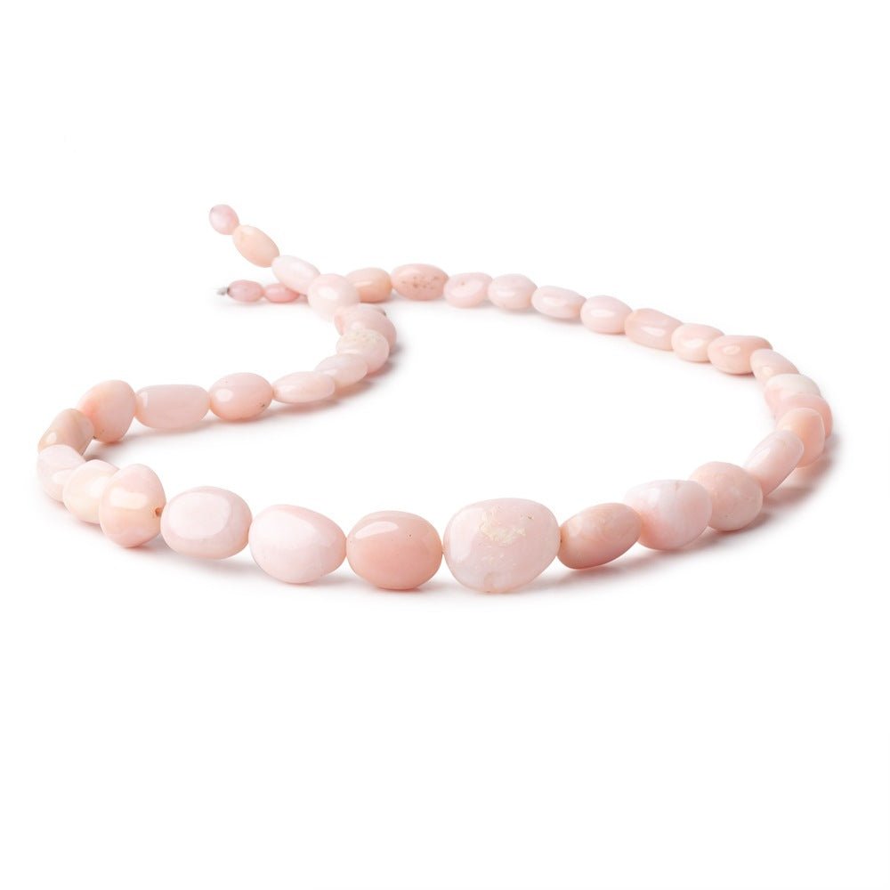 6x4-16x13mm Pink Peruvian Opal Plain Nugget Beads 17 inch 36 pieces (ONLINE ORDER ONLY)