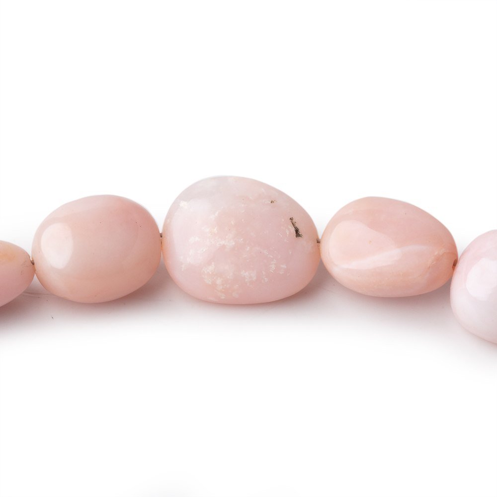 6x4-16x13mm Pink Peruvian Opal Plain Nugget Beads 17 inch 36 pieces (ONLINE ORDER ONLY)
