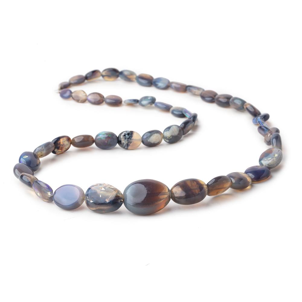 6x4-17x14mm Australian Opal Plain Nugget Beads 16 inch 46 pieces (ONLINE ORDER ONLY)