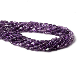6x4-7x4mm Shaded Amethyst straight drilled faceted pears 14 inch 55 beads (ONLINE ORDER ONLY)