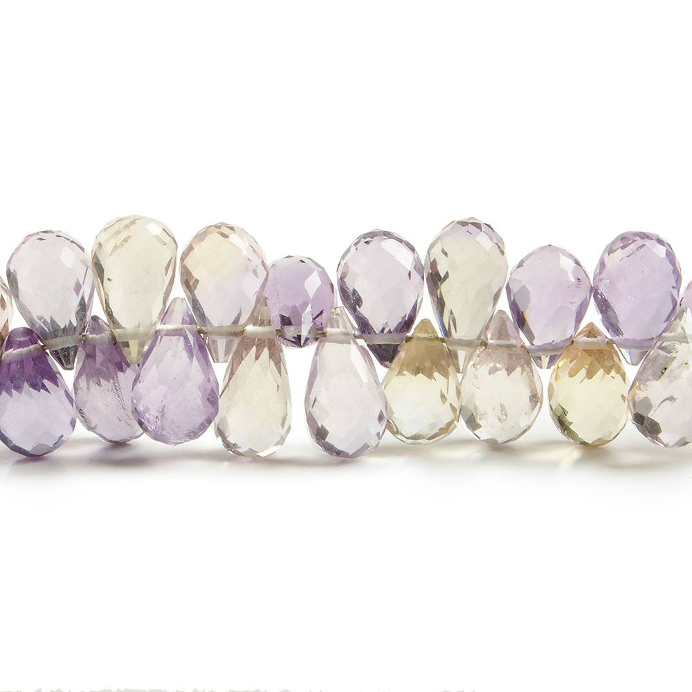 6x4-9x4mm Ametrine Tear Drop Beads 8 inch 92 pieces (ONLINE ORDER ONLY)