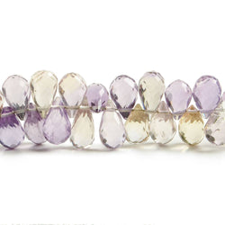 6x4-9x4mm Ametrine Tear Drop Beads 8 inch 92 pieces (ONLINE ORDER ONLY)