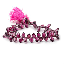 6x4-9x5mm Purple Garnet Faceted Marquise Beads 8 inch 54 pieces AA