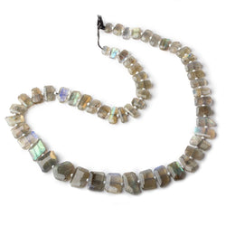 6x4.5-15x8mm Labradorite Side Drilled Bevel Faceted Nuggets 16 inch 55 beads (ONLINE ORDER ONLY)