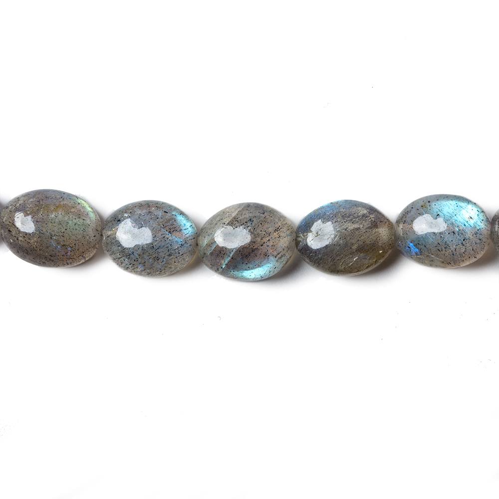 6x5-10.5x9mm Labradorite Straight Drill Plain Oval Beads 16 inch 45 pieces (ONLINE ORDER ONLY)