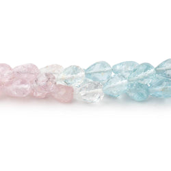 6x5-8x6mm Multi Color Beryl Faceted Tear Drop Beads 18 inch 57 pieces AA (ONLINE ORDER ONLY)