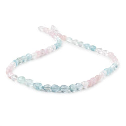6x5-8x6mm Multi Color Beryl Faceted Tear Drop Beads 18 inch 57 pieces AA (ONLINE ORDER ONLY)