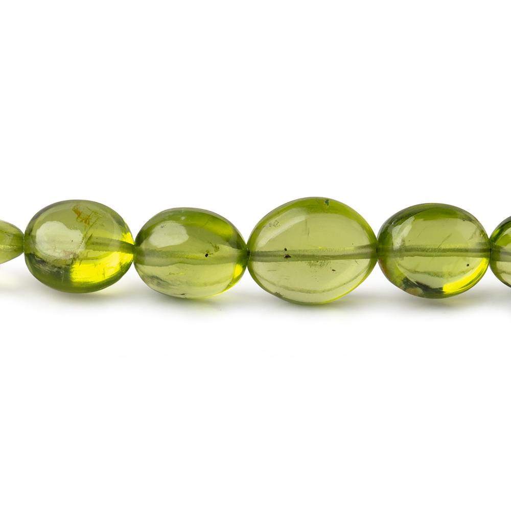 4x5-7x9mm Peridot Plain Oval Beads 15 inch 51 pieces AA
