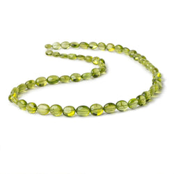 4x5-7x9mm Peridot Plain Oval Beads 15 inch 51 pieces AA