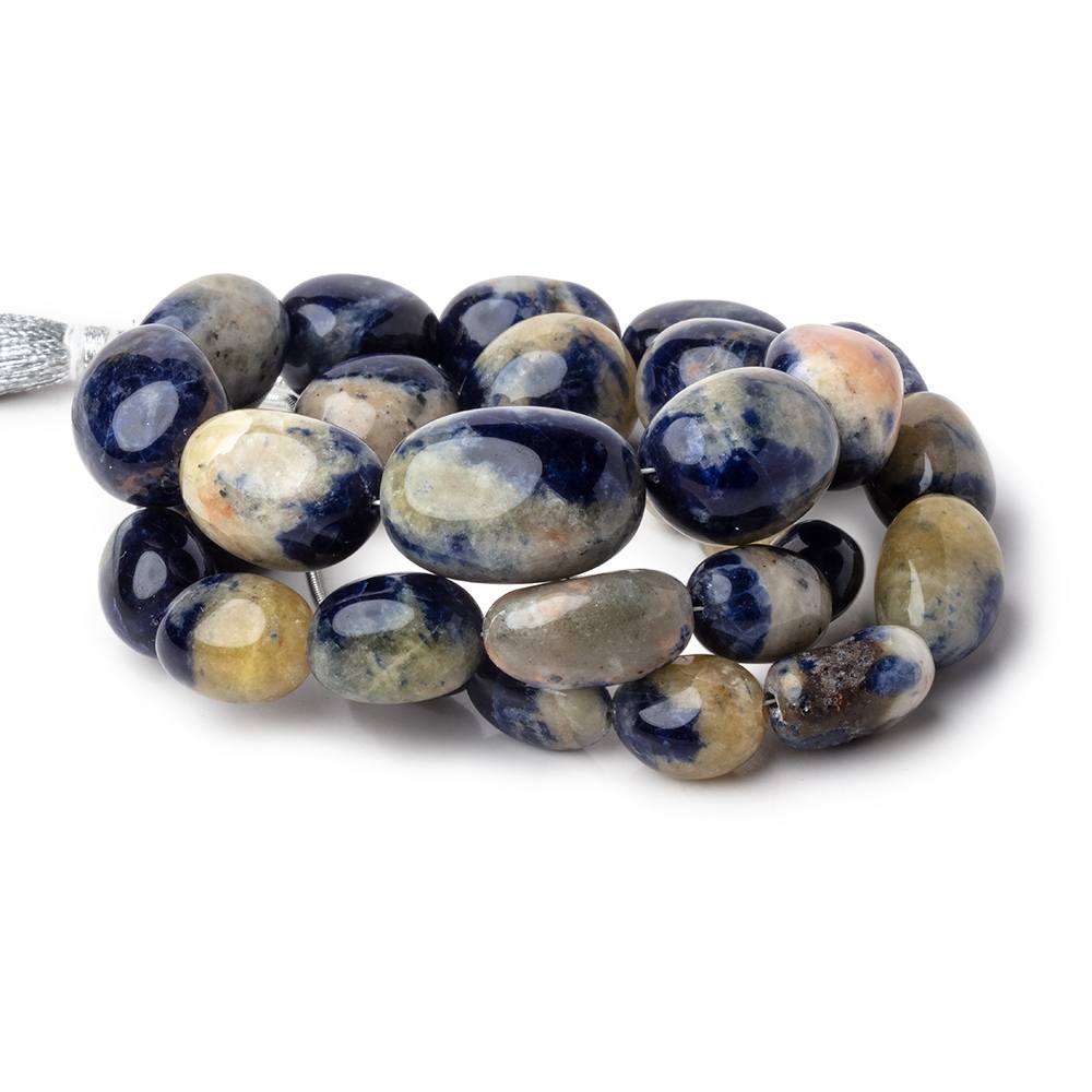 6x5.5-20x13.5mm Sodalite Plain Nugget Beads 16 inch 28 pieces AA (ONLINE ORDER ONLY)