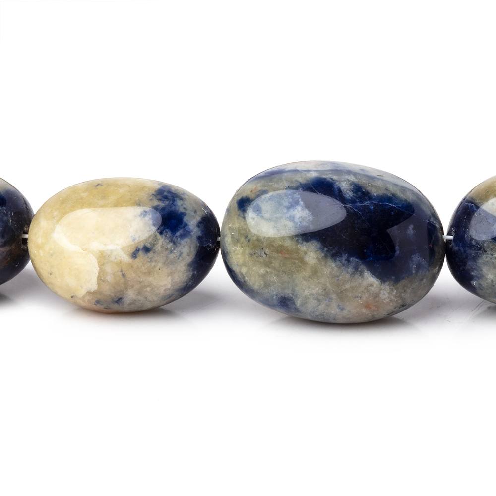 6x5.5-20x13.5mm Sodalite Plain Nugget Beads 16 inch 28 pieces AA (ONLINE ORDER ONLY)
