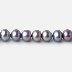 6x5mm Peacock Off Round Freshwater Pearls 16 inch 80 Beads (ONLINE ORDER ONLY)