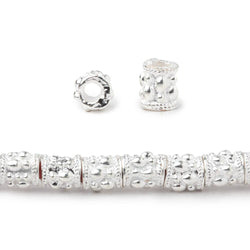6x5mm Rain Drop Design Tube Beads 8 inch 33 pieces