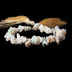 6x5x3-13x5x3mm Australian Opal center drilled Natural Crystal Chip Beads 7.5 inch 64 beads (ONLINE ORDER ONLY)
