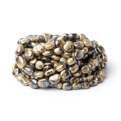 6x6-10x8mm Schalenblende Plain Nugget Beads 18 inch 54 pieces (ONLINE ORDER ONLY)