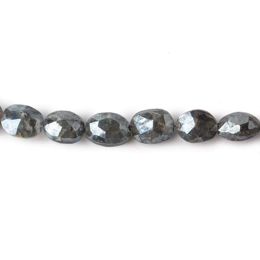 6x6-8x6mm Mystic Blue Sapphire faceted oval beads 16 inch 59 pieces (ONLINE ORDER ONLY)