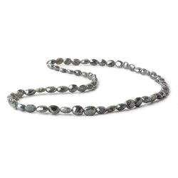 6x6-8x6mm Mystic Blue Sapphire faceted oval beads 16 inch 59 pieces (ONLINE ORDER ONLY)
