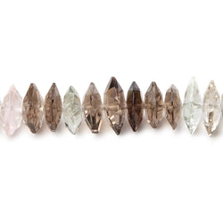 6x7-8x7mm Multi Gemstone Faceted Free Shape Beads 7 inch 56 pieces AAA (ONLINE ORDER ONLY)