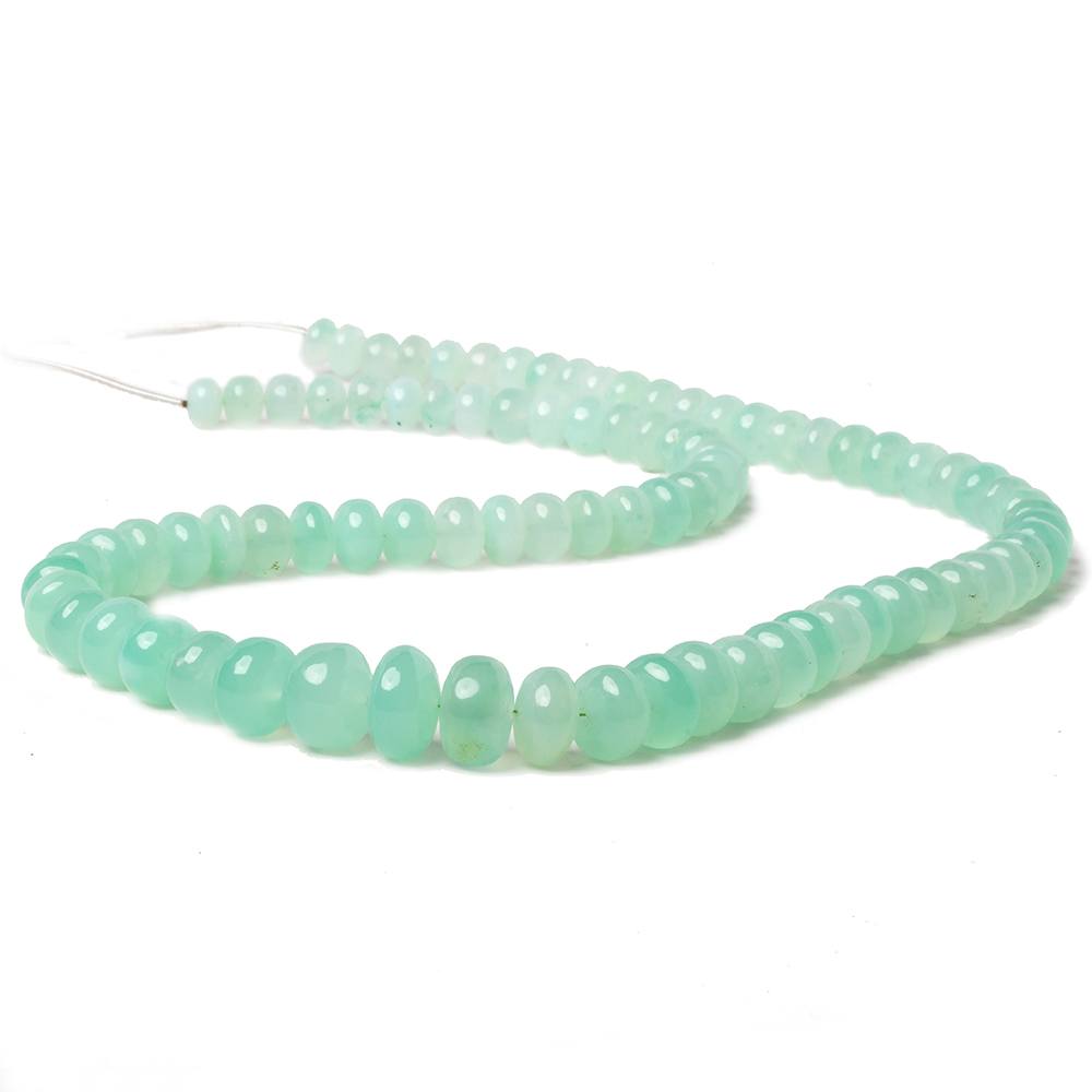 7-11.5mm Chrysoprase plain rondelle beads 20 inch 86 pieces A (ONLINE ORDER ONLY)