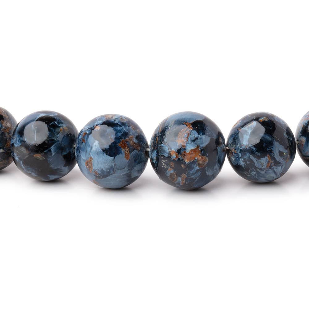 7-11.5mm Pietersite Plain Round Beads 18 inch 53 pieces AAA (ONLINE ORDER ONLY)